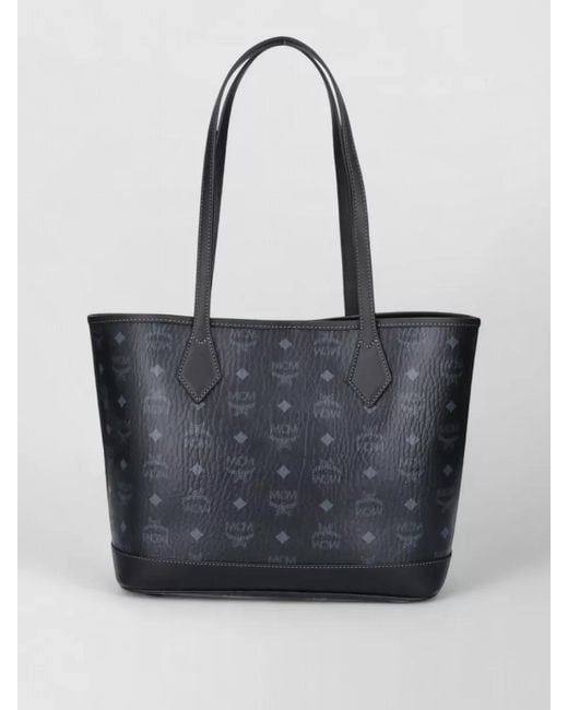 MCM Black Large Shoulder Shopper Bag Dual Handles