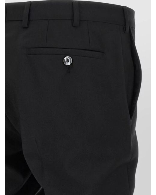Pal Zileri Black Wool Suit for men