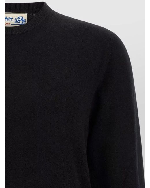 Ballantyne Blue Cashmere Crewneck Jumper for men