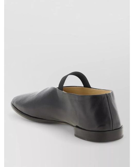 Lemaire Gray Ballerina Shoes Elastic Strap Slip On