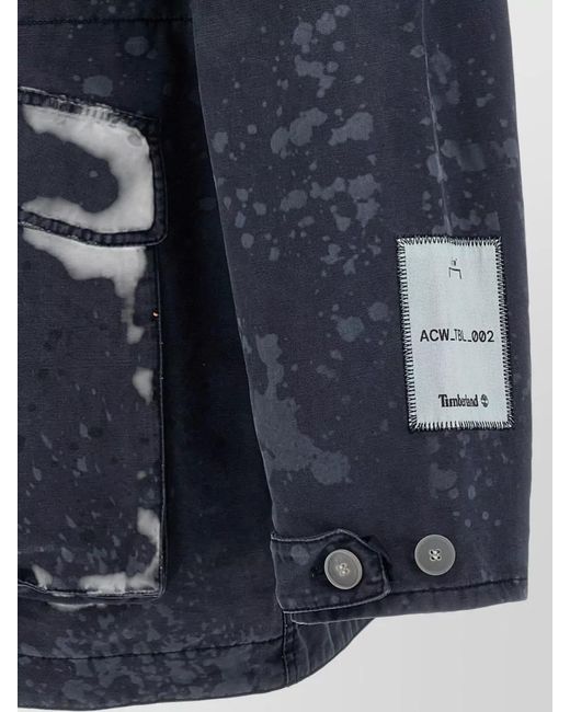 A_COLD_WALL* Blue Timberland Samuel Ross Future73 Collared Jacket for men