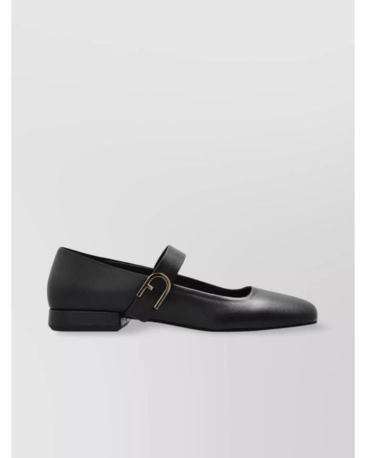 Furla White Ballerina Shoes