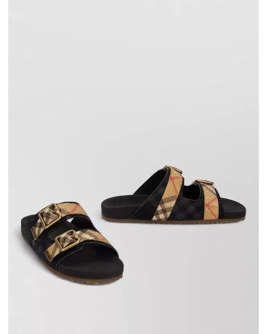 Burberry Multicolor Leather Buckled Sandals