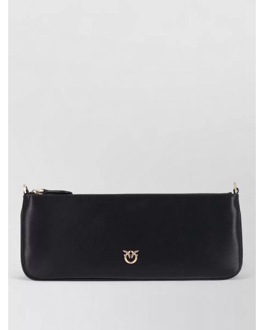 Pinko Black Shoulder Clutch Bag Small Size Strap