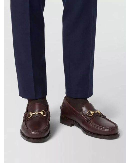Sebago Brown Leather Joe Modena Loafers for men