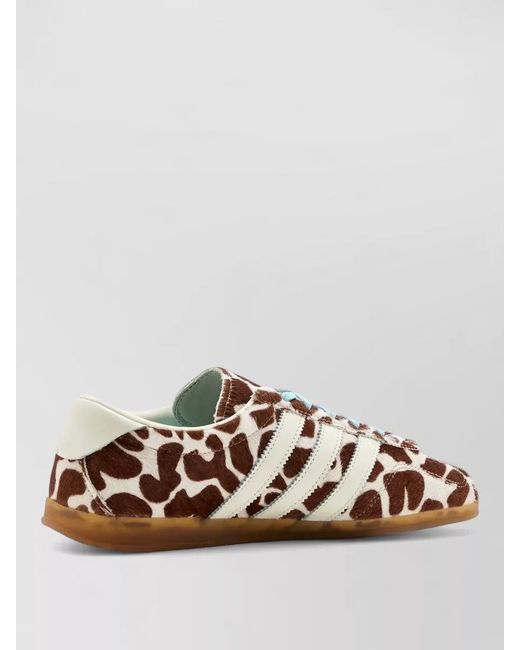 Adidas Multicolor Animal Print Low Top Lace Up Shoes