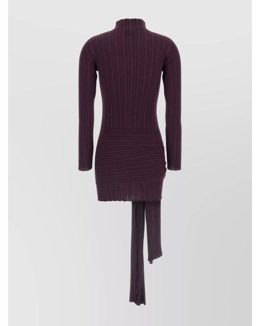GIUSEPPE DI MORABITO Purple Mini Dress