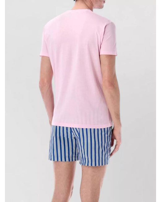 Tom Ford Blue Short Sleeve Round Neck Breathable T-Shirt for men