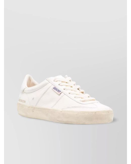 Golden Goose Deluxe Brand White Leather Low-Top Sneakers