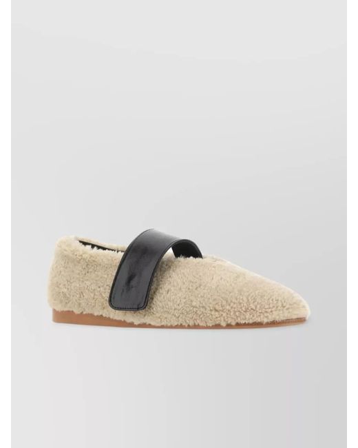Low Classic Natural Mary Jane Ballerina Shoes