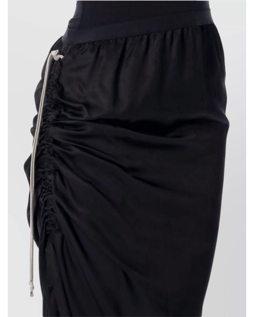 Rick Owens Black Long Skirt