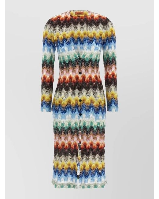 Missoni Blue Lam Lace Cardigan