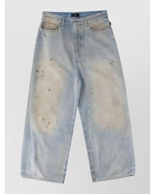 Amiri Blue Wide-Leg Jeans for men