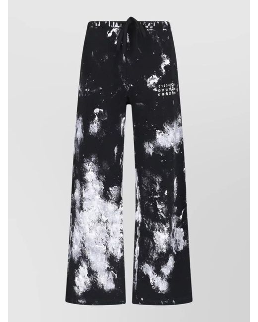 MM6 by Maison Margiela Multicolor Straight Cotton Trousers
