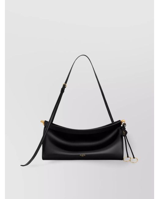 Alaïa White Click Leather Medium Bag