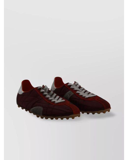 Maison Margiela Brown Polyester Low-Top Sneakers