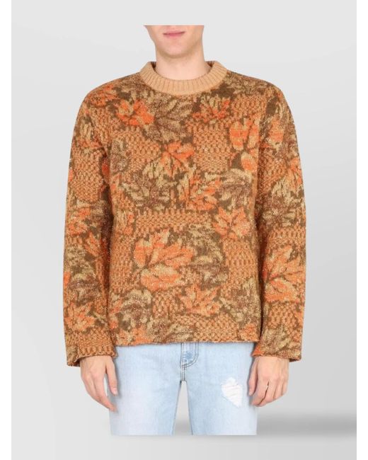 ERL White Jacquard Jumper for men