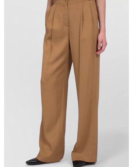 Moschino Brown Wide-Leg Trousers