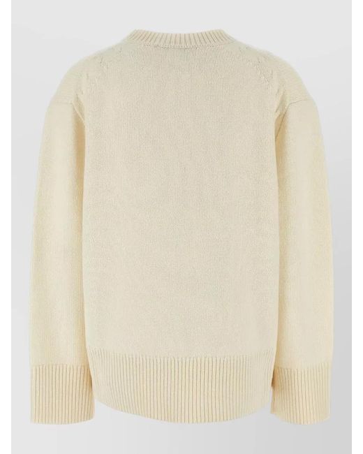 Camilla & Marc Natural Wool Blend Ash Oversized Sweater