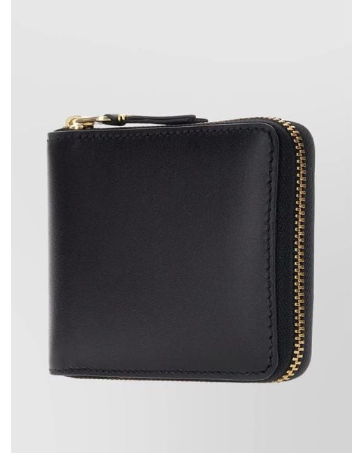 Comme des Garçons Black Leather Zip Wallet