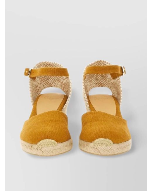 Castaner Metallic Carol Espadrilles