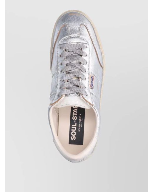 Golden Goose Deluxe Brand Multicolor Low Top Lace Up Metallic Sneakers for men