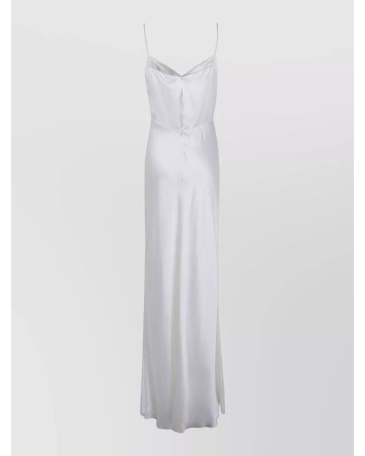 Max Mara White Silk Nightdress