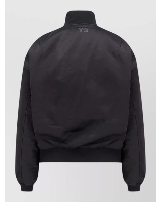 Y-3 Black Recycled Nylon Bomber Jacket