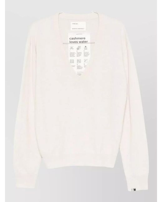 Extreme Cashmere Natural Cashmere V Neck Sweater Casual Fit