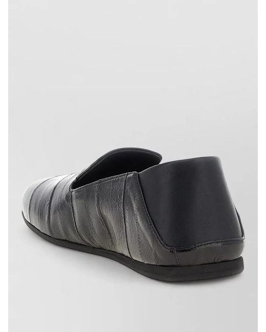 Giuseppe Zanotti Black Rupert 10 Round Toe Textured Slippers for men