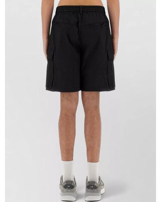 Alpha Industries Black Cargo Track Pants for men