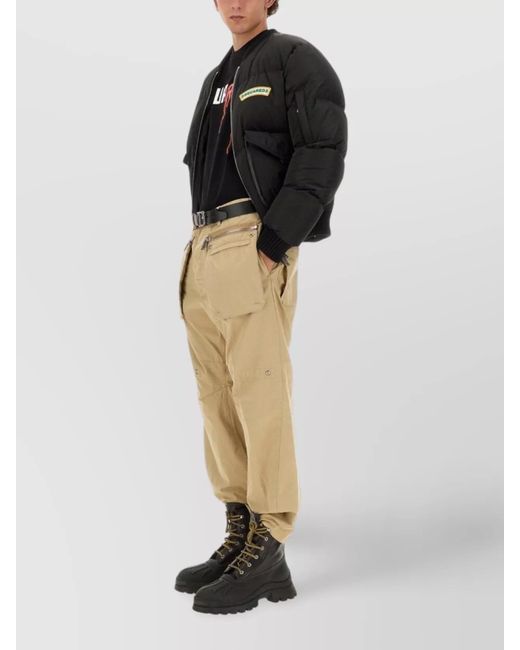 DSquared² Natural Cargo Trousers for men