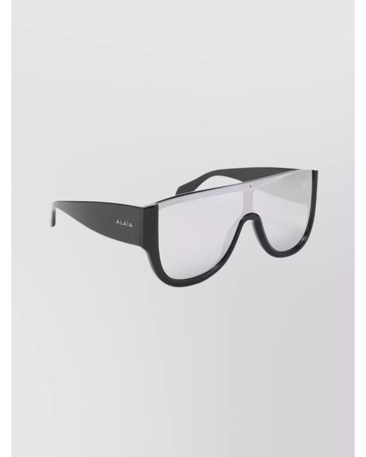 Alaïa Multicolor Oversized Square Frame Sunglasses Thick Temples