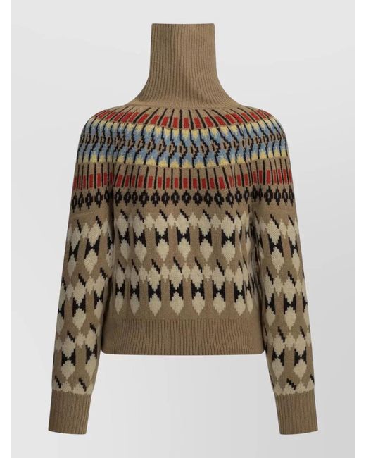 Polo Ralph Lauren Multicolor Wool And Cashmere Cardigan