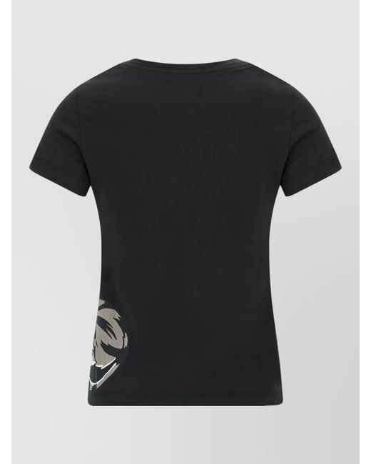 KENZO Black Tiger Graphic Short Sleeve Crew Neck T Shirt