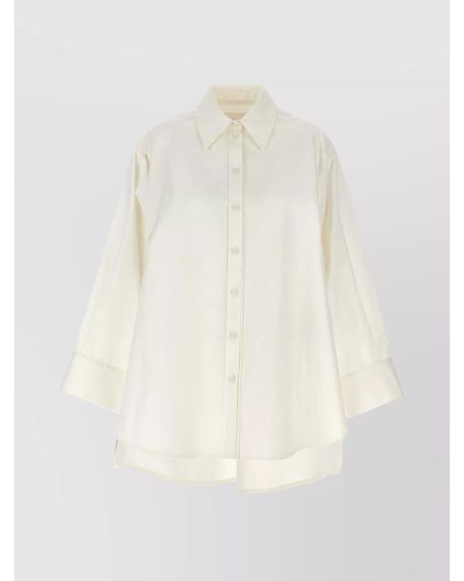 Jil Sander White Cutout Shirt