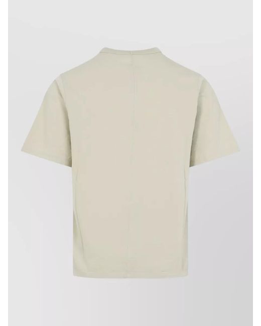 Rick Owens White Cotton Short-Sleeve T-Shirt for men