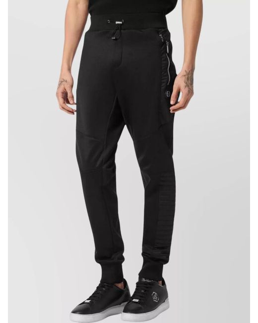Philipp Plein Black Track Pants for men