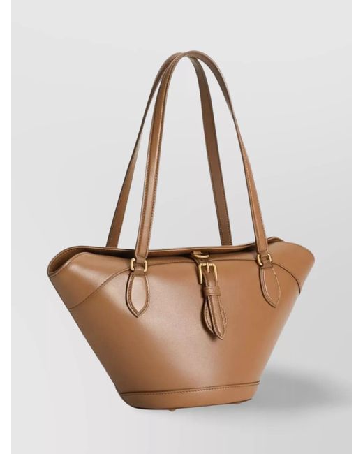 Dolce & Gabbana White Capri Leather Tote Bag
