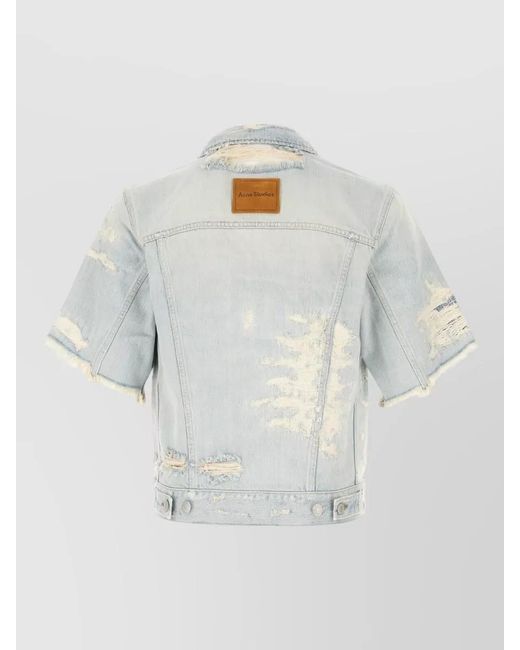 Acne Blue Denim Jacket for men