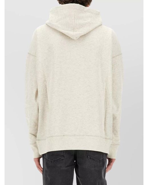 Isabel Marant White Milanz Hoodie for men