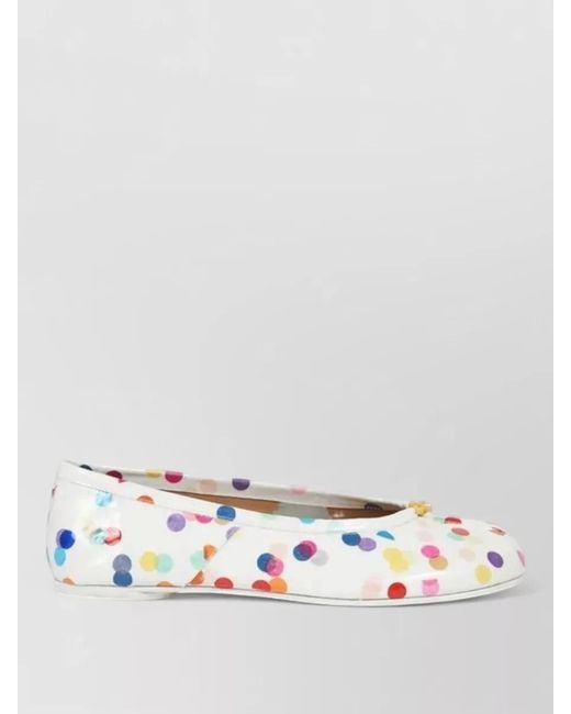 Maison Margiela Multicolor Tabi Toe Ballerina Flats Polka Dot