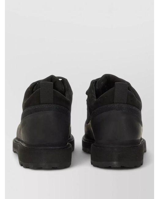 Diemme Black Lace Up Boots Metal Eyelets Padded Collar for men