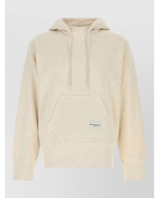 Givenchy Natural Hooded Sweatshirt Silk Nylon Blend Design for men