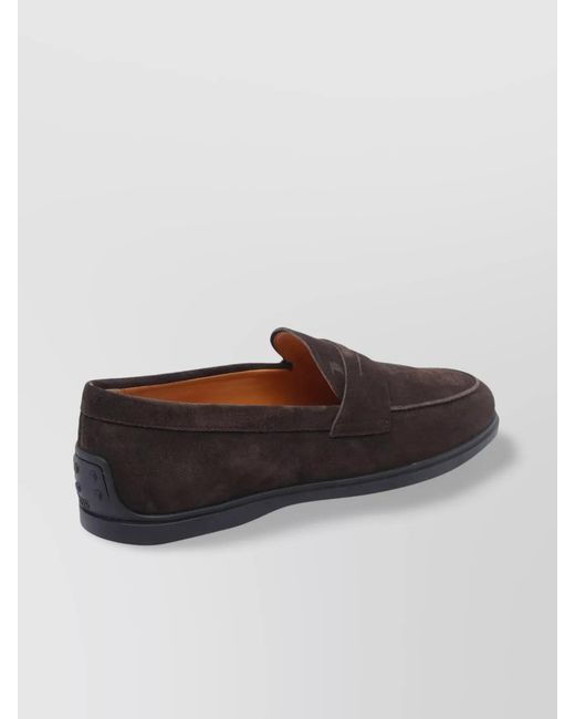Tod's Multicolor Loafers With Gommini On Back And Penny Strap for men