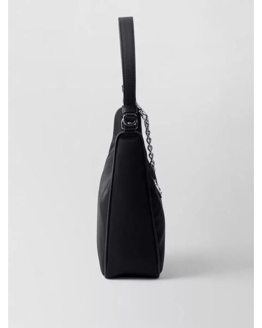 Prada Black Mini Shoulder Bag Rectangular Shape Chain Strap