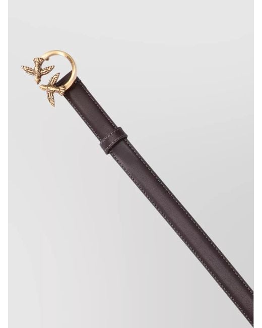 Pinko Gray Belt Adjustable Size Decorative Buckle Detail
