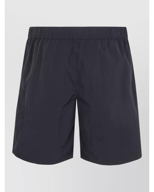 Moncler Blue Logo Swim Shorts for men