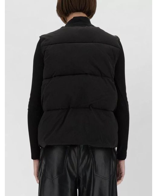 Alpha Industries Black Sleeveless Ma 1 Padded High Neck Jacket