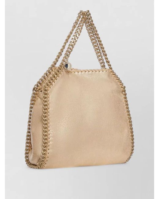Stella McCartney Natural Falabella Mini Polyester Mini Bag